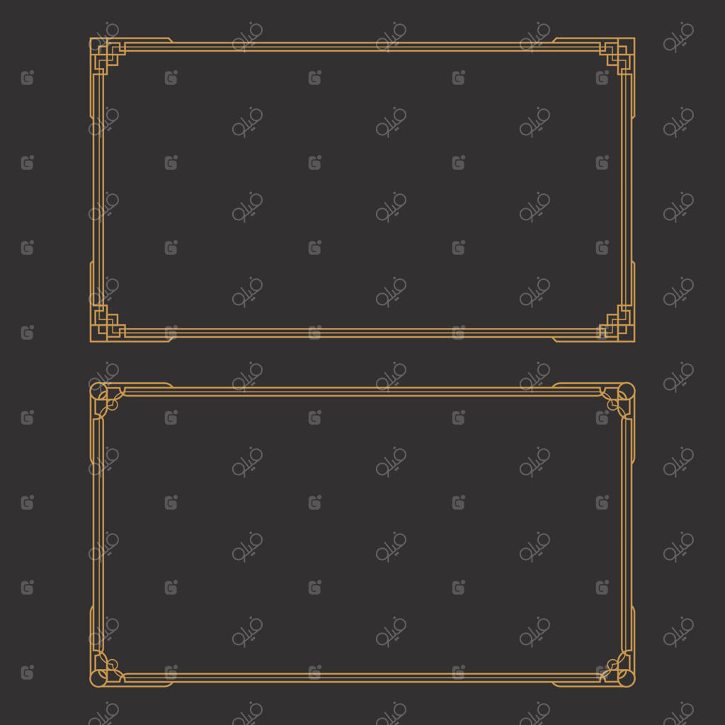 طراحی تصویرسازی وکتور حاشیه‌ای