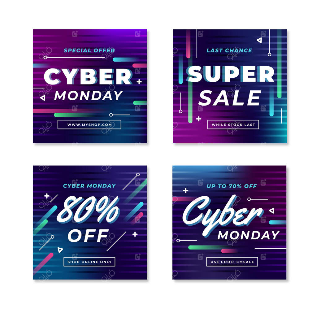 پست‌های اینستاگرام برای سایبر ماندی