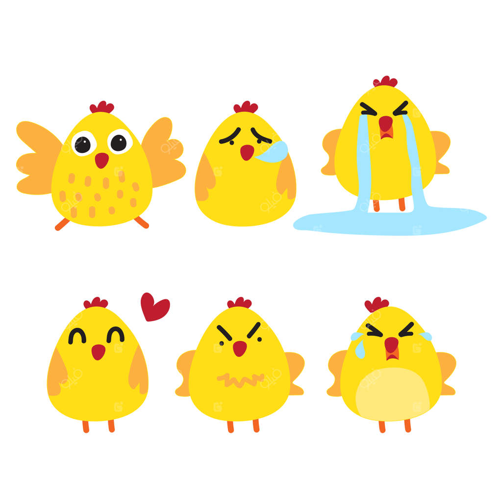 طراحی شخصیت جوجه