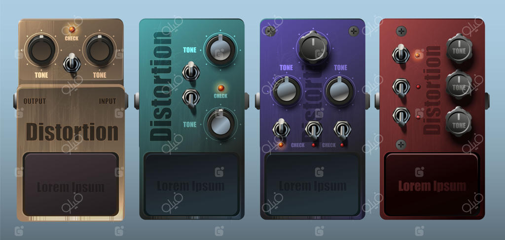 مجموعه‌ای از افکت‌های واقعی برای گیتار.