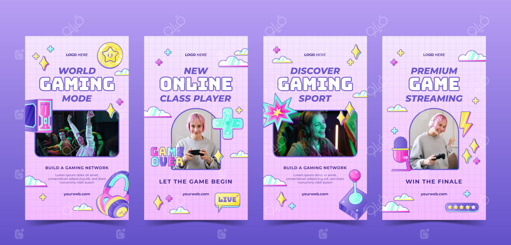 مجموعه استوری‌های اینستاگرام درباره بازی و سرگرمی