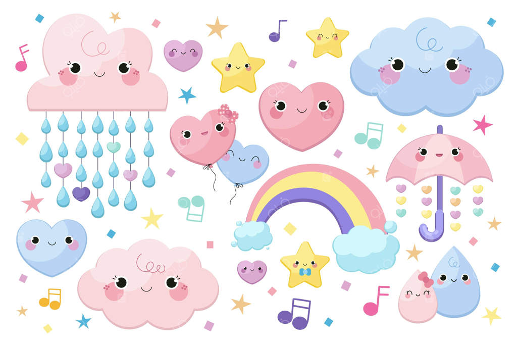 پک عناصر باران عشق