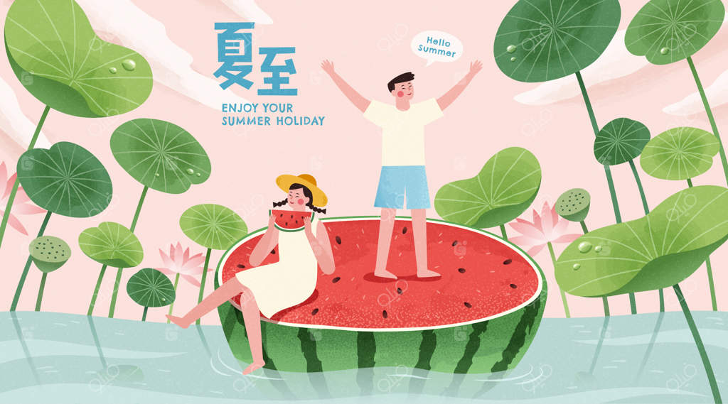 بنر خلاقانه سفر آبی تابستانی