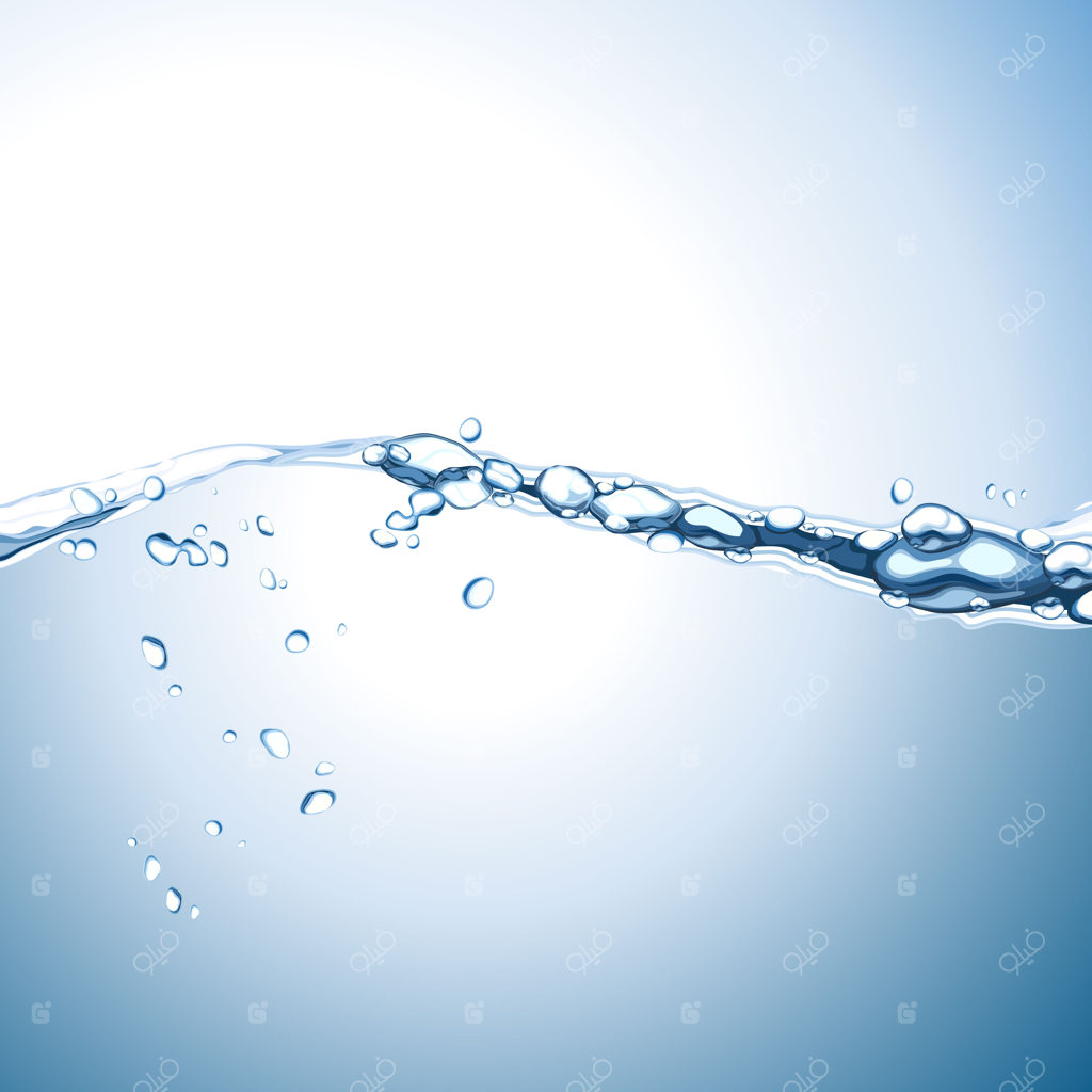 طرح انتزاعی آب زلال