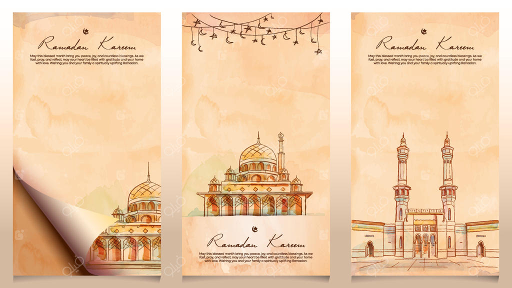 تصاویر شگفت‌انگیز رمضان کریم برای جشن - پرو وکتور