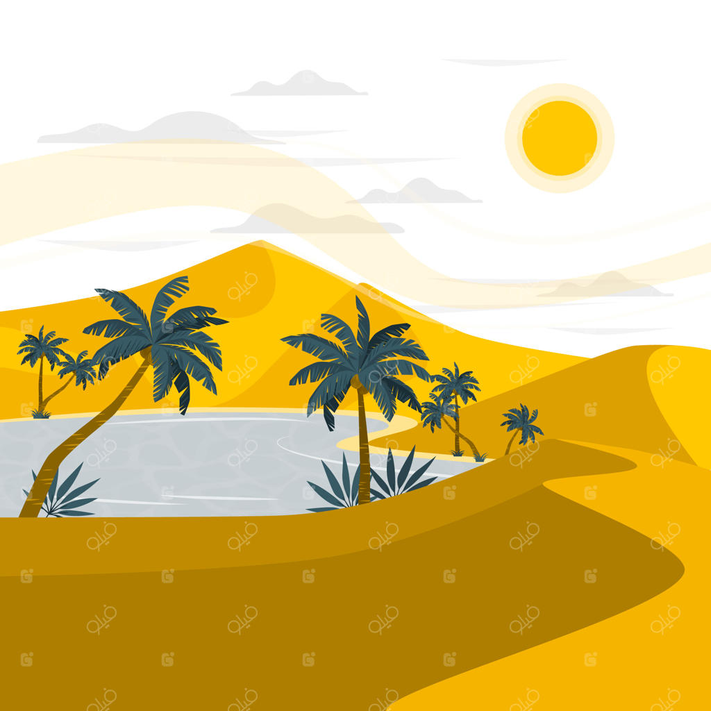 تصویرسازی مفهومی واحه