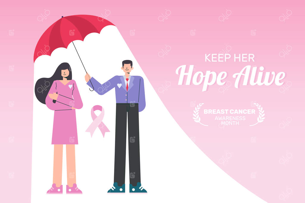 صفحه فرود پشتیبانی از ماه آگاهی‌بخشی سرطان سینه