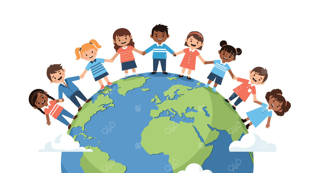 جشن وحدت و تنوع در سراسر جهان؛ کودکان دست در دست هم روی کره زمین