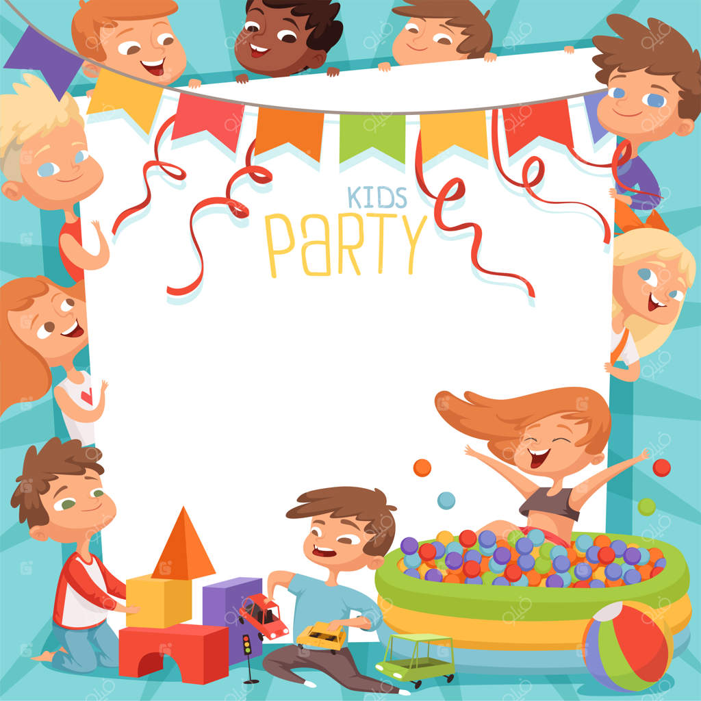 پترن دعوتنامه جشن کودکان