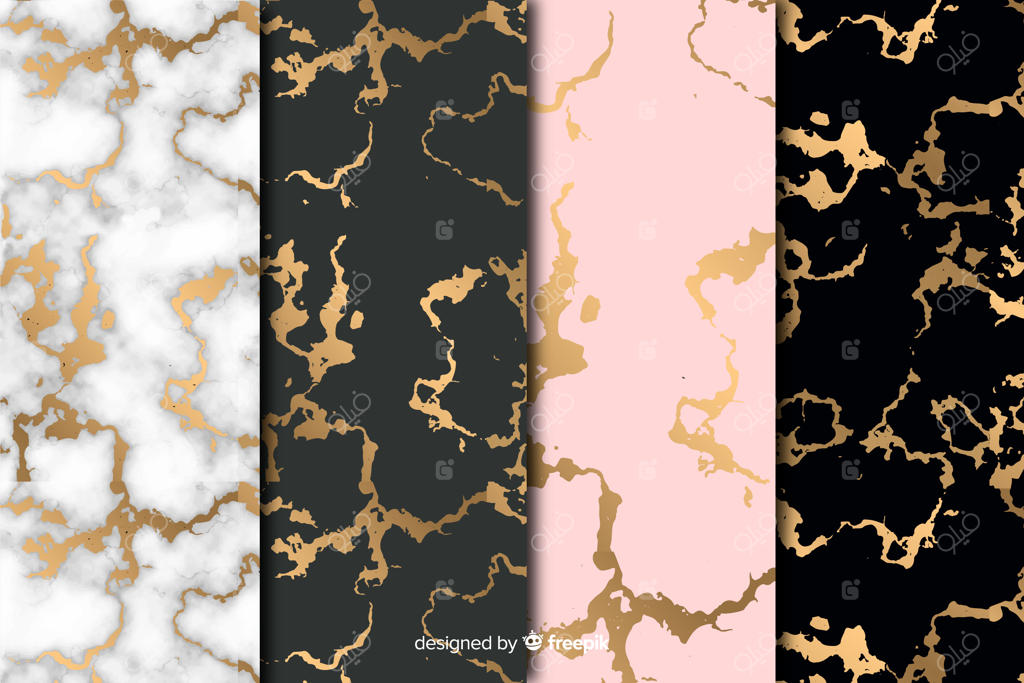 مجموعه پس‌زمینه مرمر طلایی