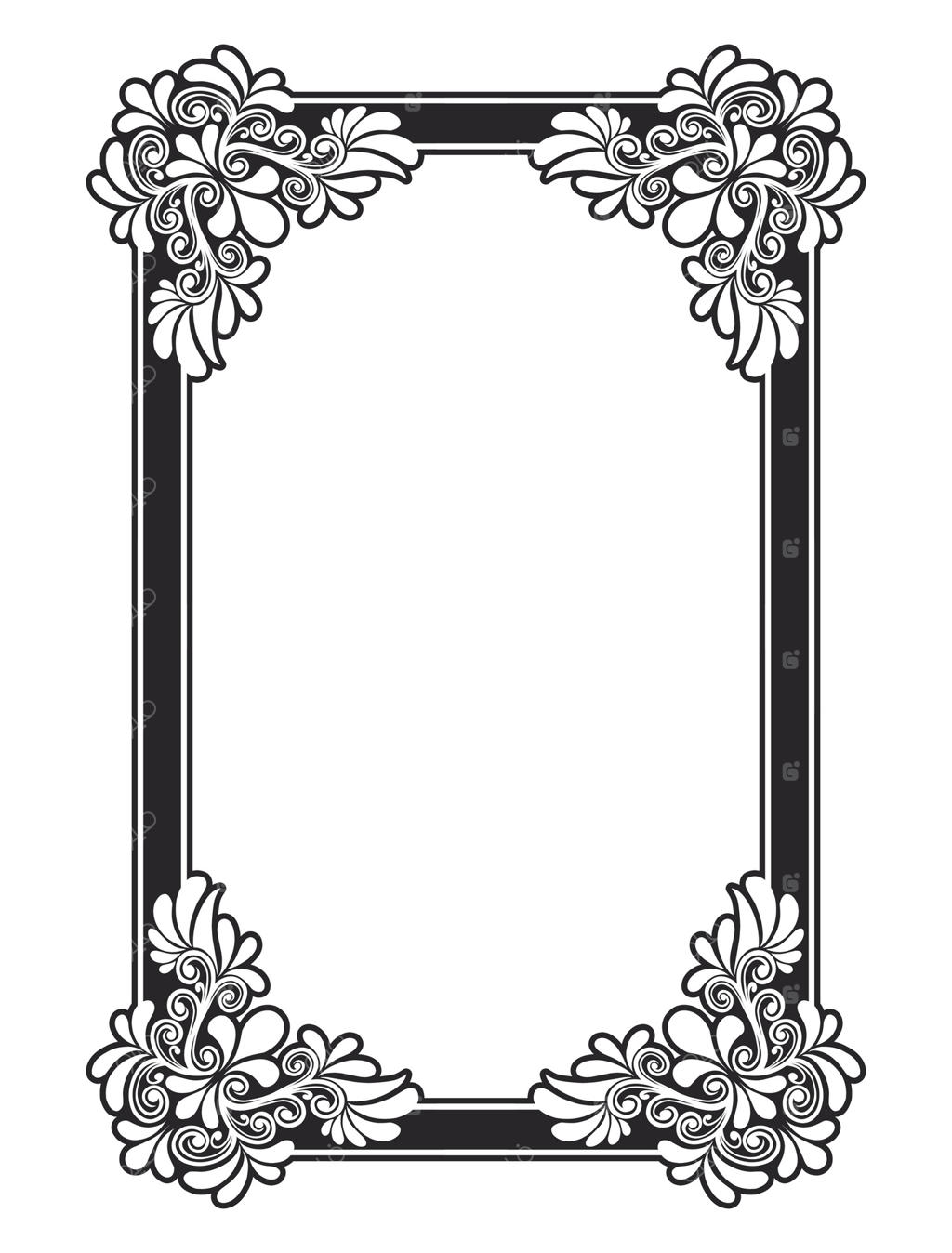 قاب تزئینی عروسی با طرح گل‌های کلاسیک