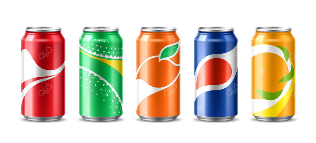 مدل‌های سه‌بعدی واقعی از قوطی نوشابه