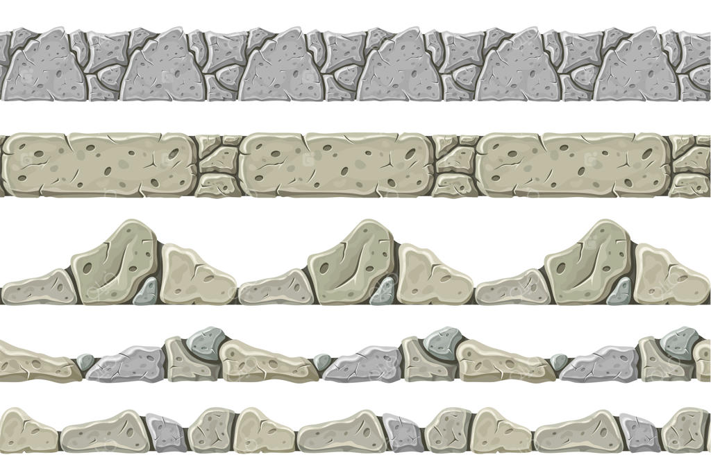 مجموعه‌ای از قاب‌های خاکستری قدیمی یکپارچه.