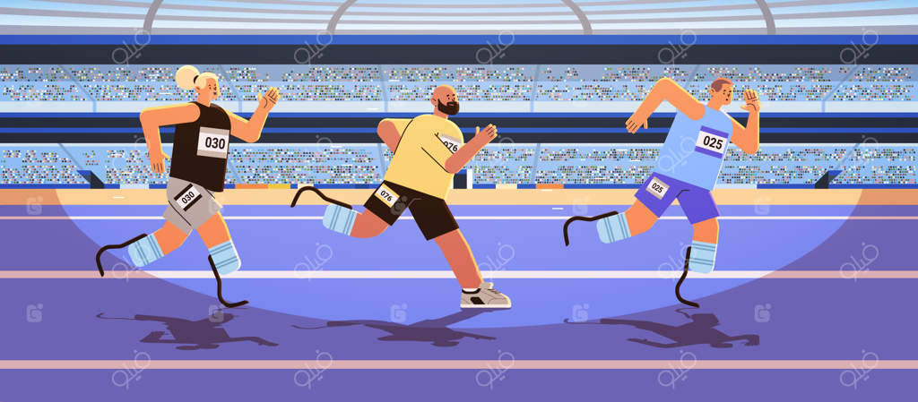 دونده‌های توان‌یاب با پروتزهای کربنی در پارالمپیک و المپیک ویژه - مفهوم توانمندی و سرعت