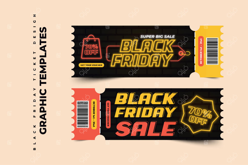 قالب طراحی گرافیک برای فروش ویژه بلک فرایدی