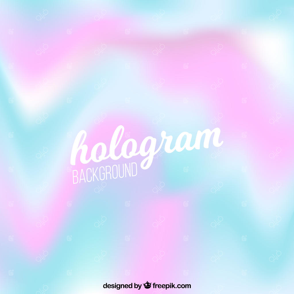 پس‌زمینه انتزاعی هولوگرافیکِ تار