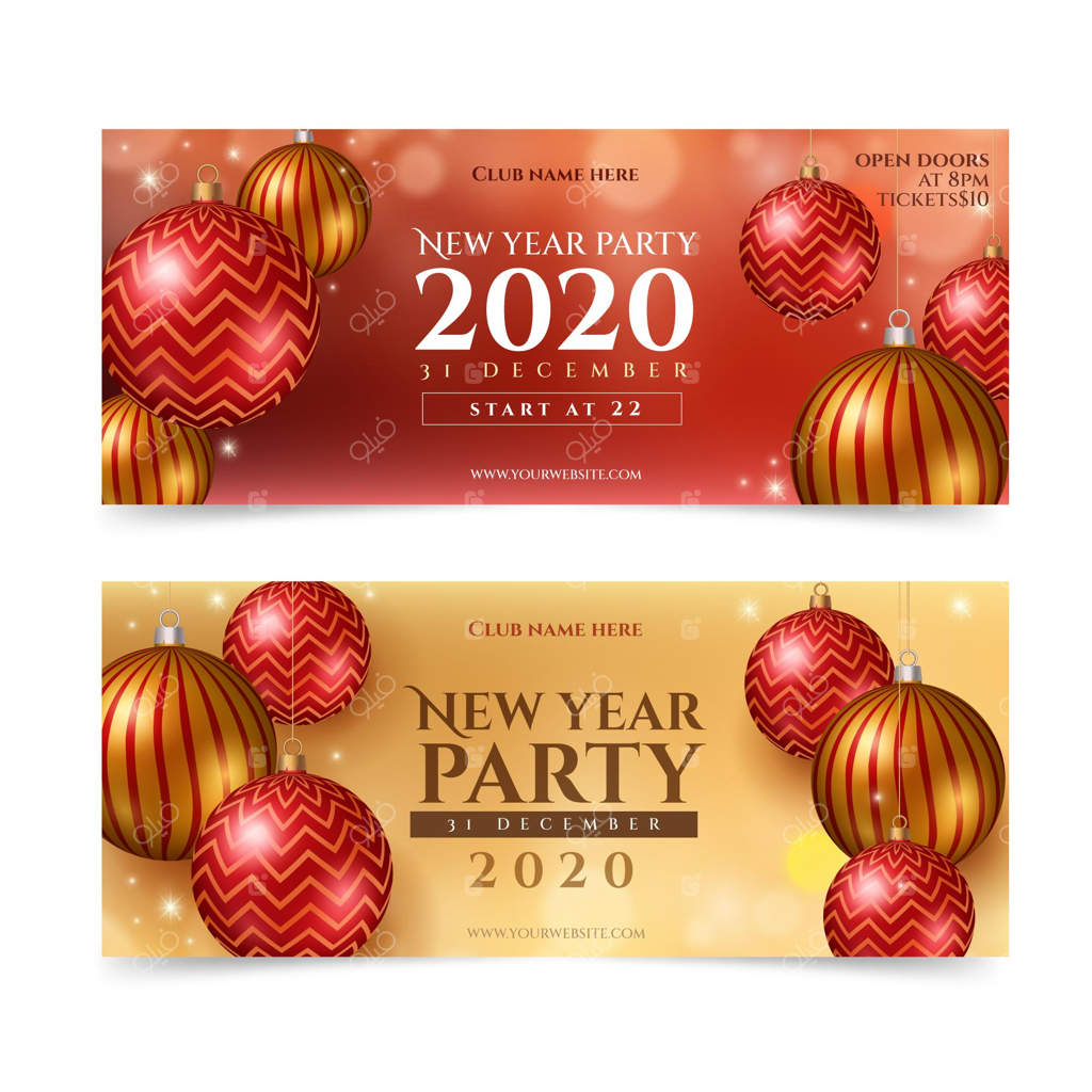 بنرهای واقعی جشن سال نو ۲۰۲۱