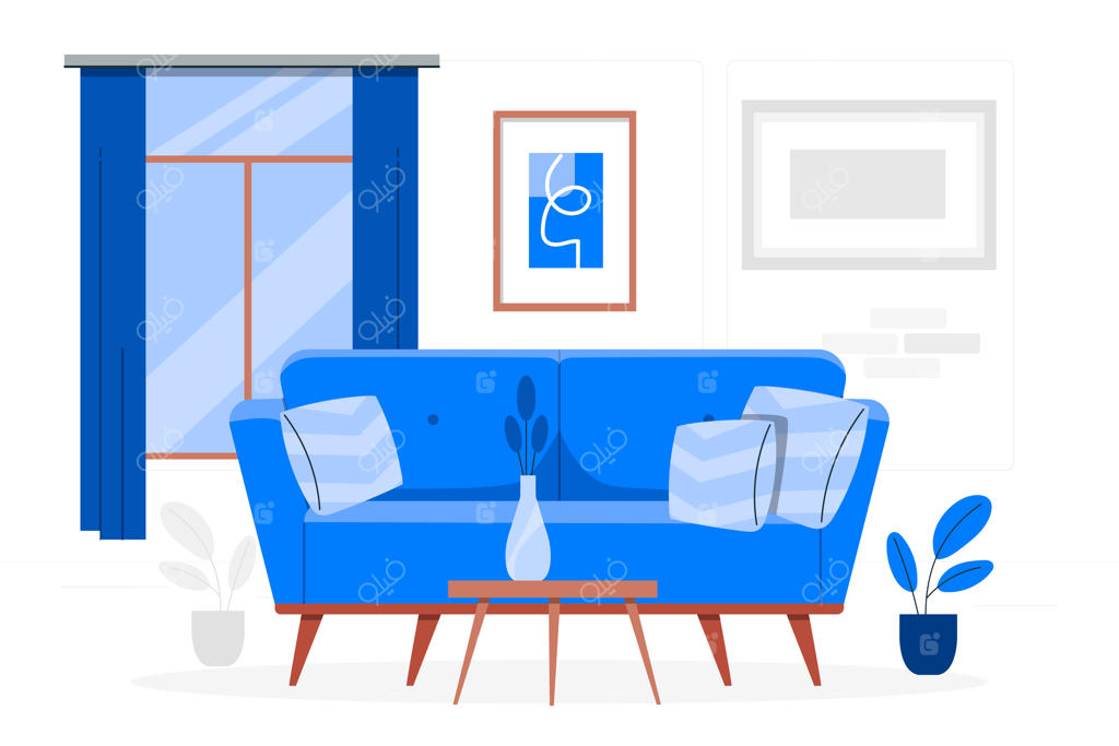 طرح مفهومی مبل راحتی