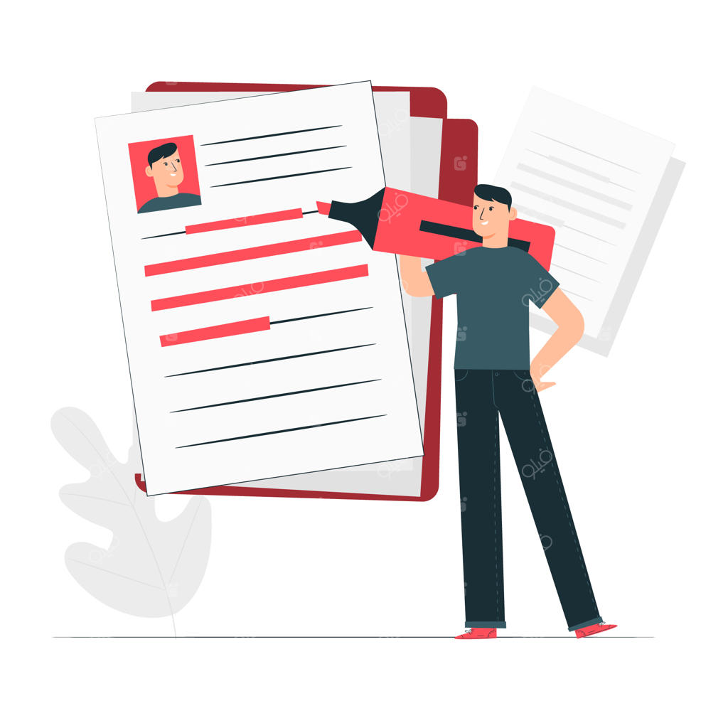 تصویرسازی مفهومی رزومه