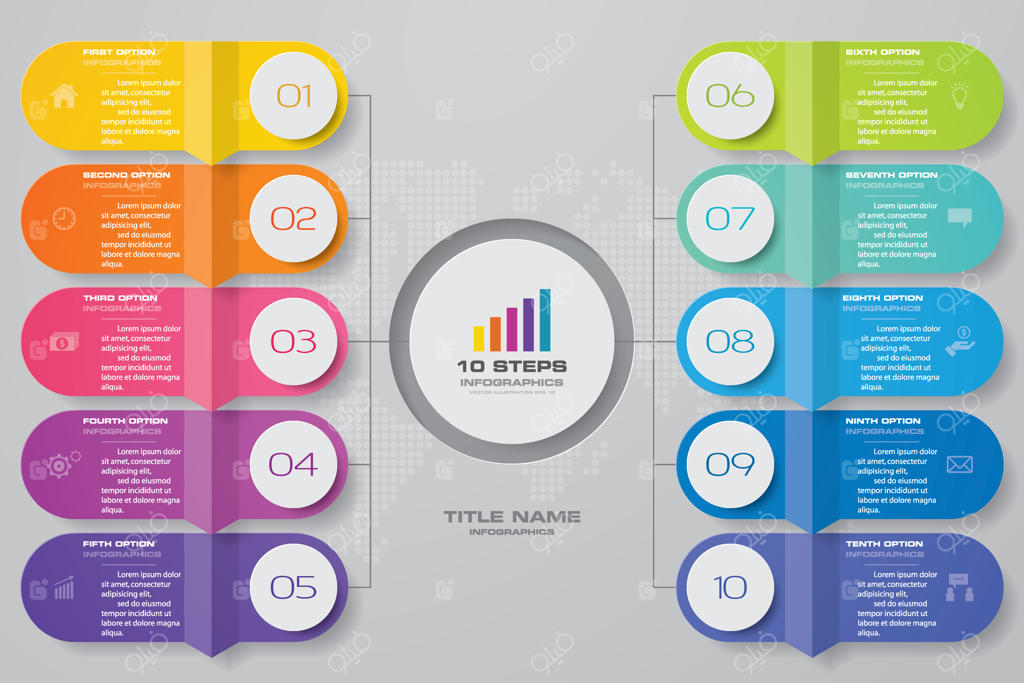 نمودار انتزاعی برای ارائه داده‌ها.