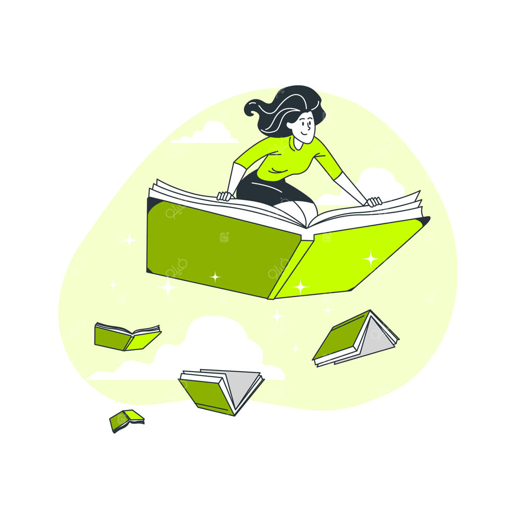 تصویرسازی مفهوم کتاب‌دوستی