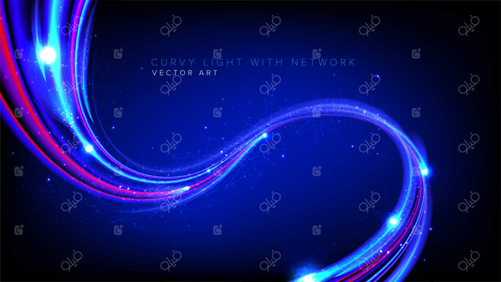 سرعت نور در منحنی‌های انتزاعی وکتور