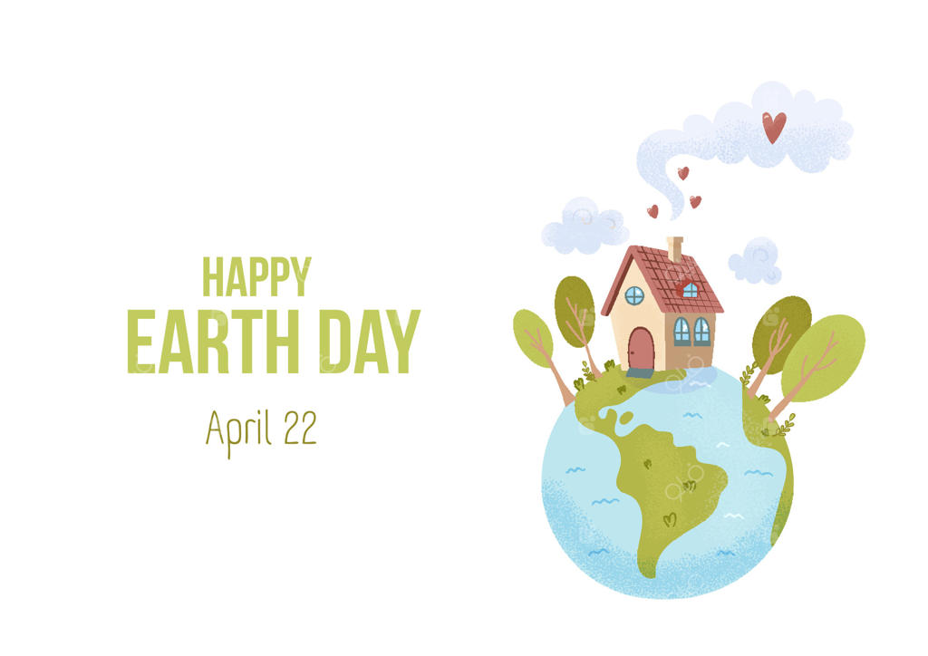 بنر زیبا برای روز زمین - ۲۲ آوریل، محیط زیست، تصویرسازی