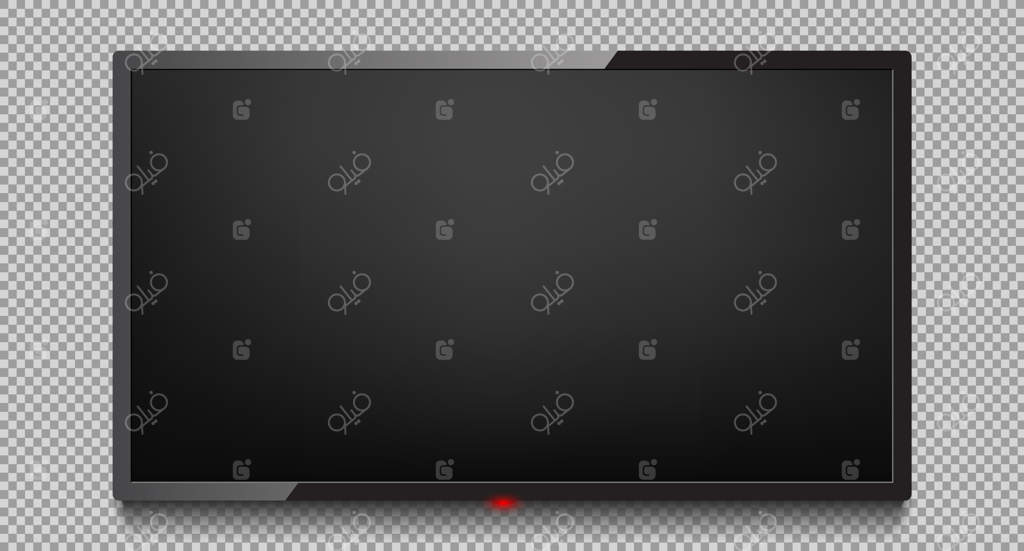 تصویر وکتور صفحه تلویزیون 4K: تلویزیون LCD یا LED؟