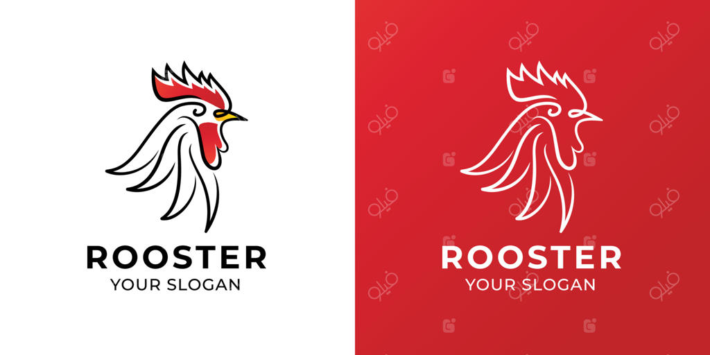 ایده‌های طراحی لوگوی خروس