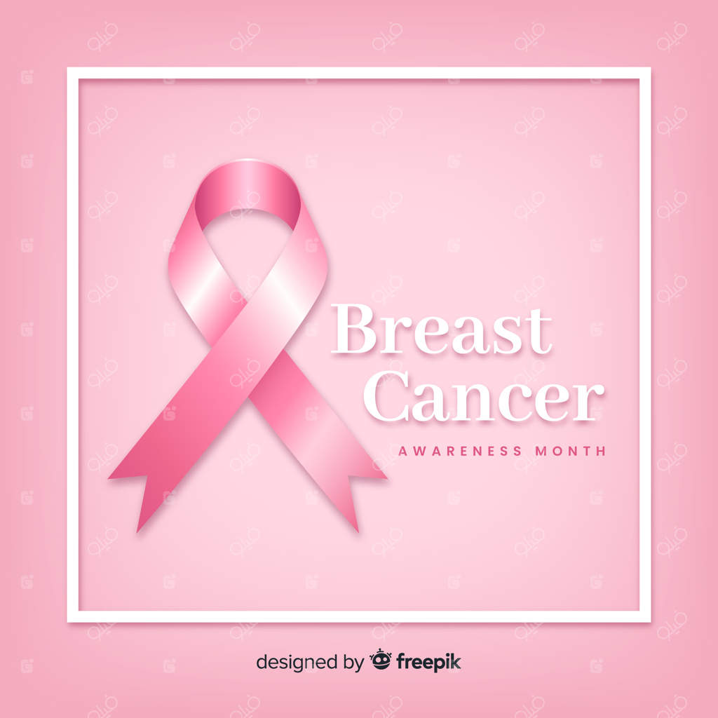 آگاهی درباره سرطان سینه با روبان واقعی