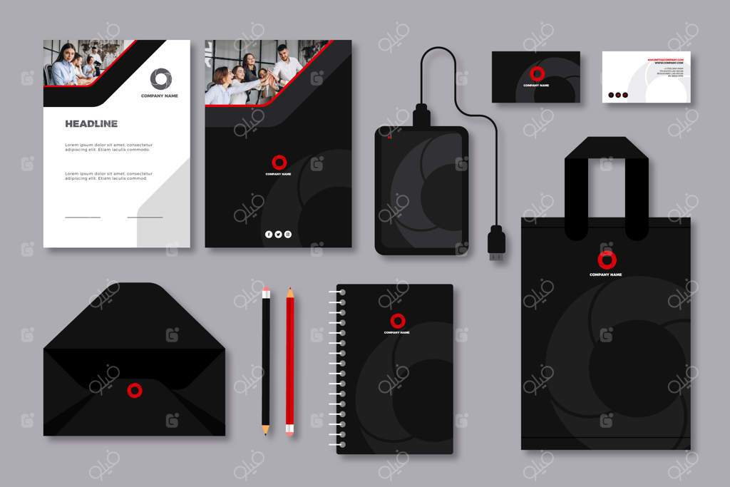 ست لوازم تحریر حرفه‌ای و مدرن کسب‌وکار