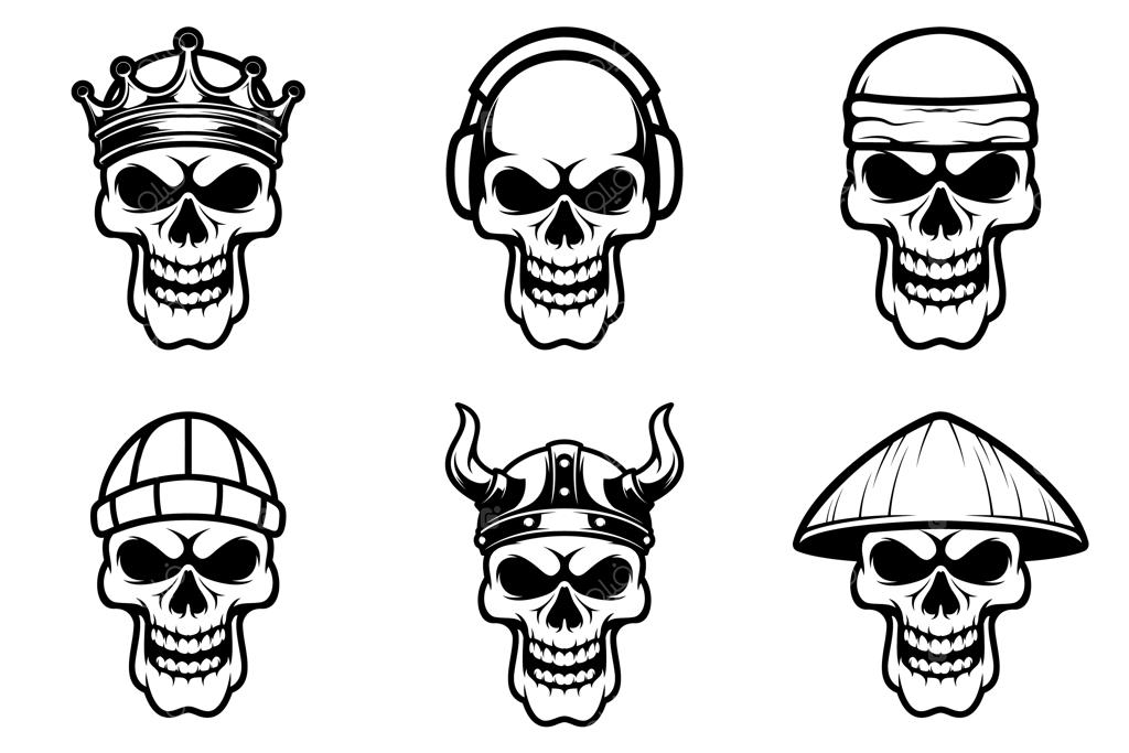 مجموعه طرح‌های خطی جمجمه
