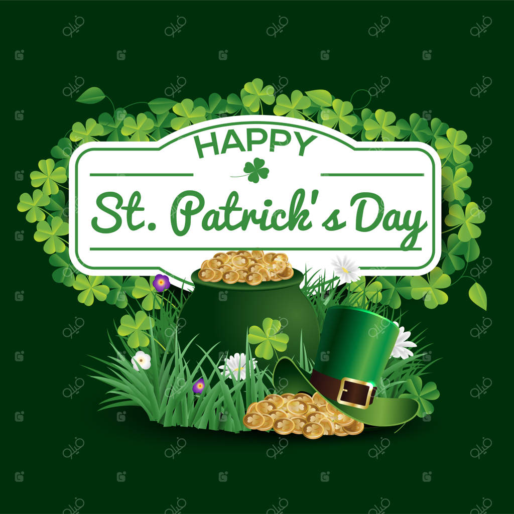 کارت تبریک روز سنت پاتریک مبارک
