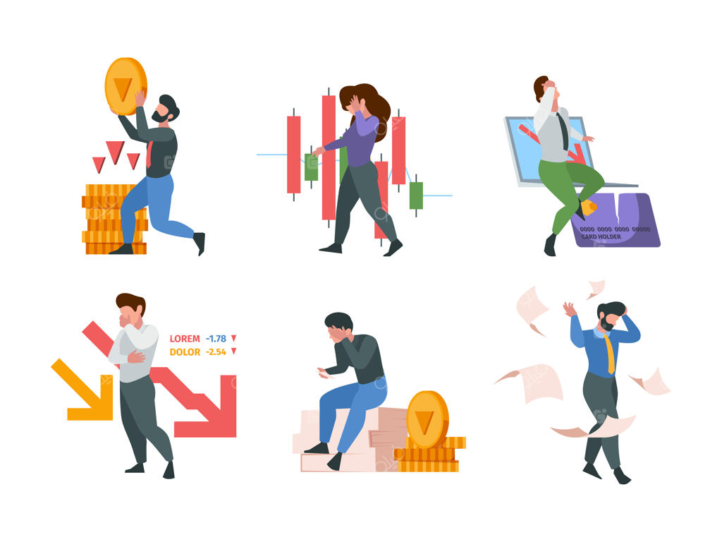 سقوط مالی: شکست کسب‌وکار و بحران بازار، زیان شرکت‌ها و ورشکستگی دفاتر