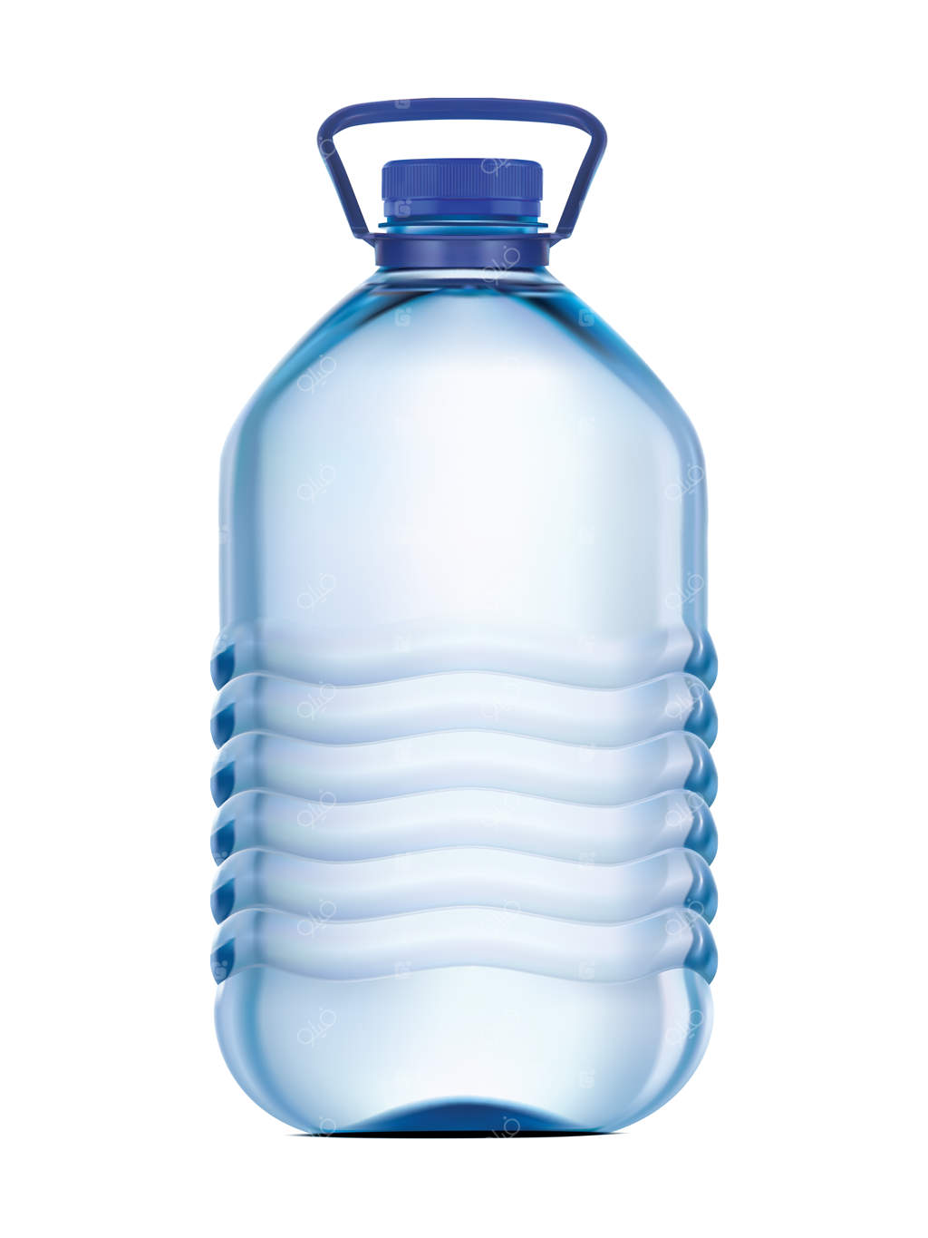 بطری بزرگ پلاستیکی آب آشامیدنی.
