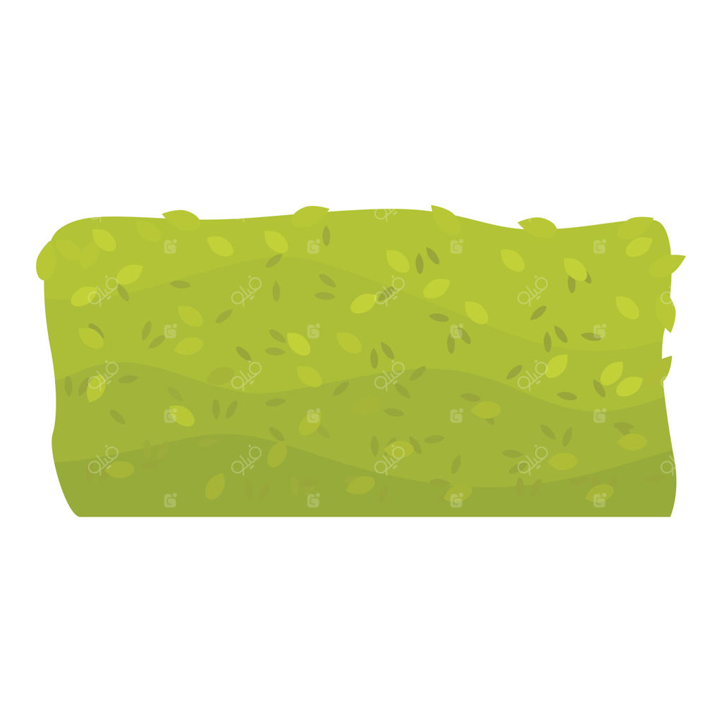 بوته سبز به‌عنوان پرچین برای تزئین باغ