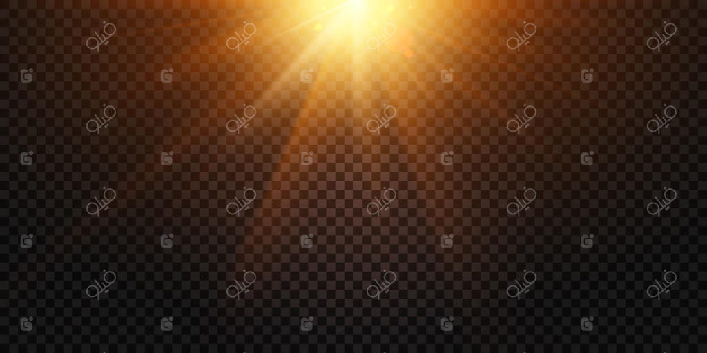 پرتوهای نور گرم: جادوی نورها و تابش خورشید و نورهای پر زرق و برق