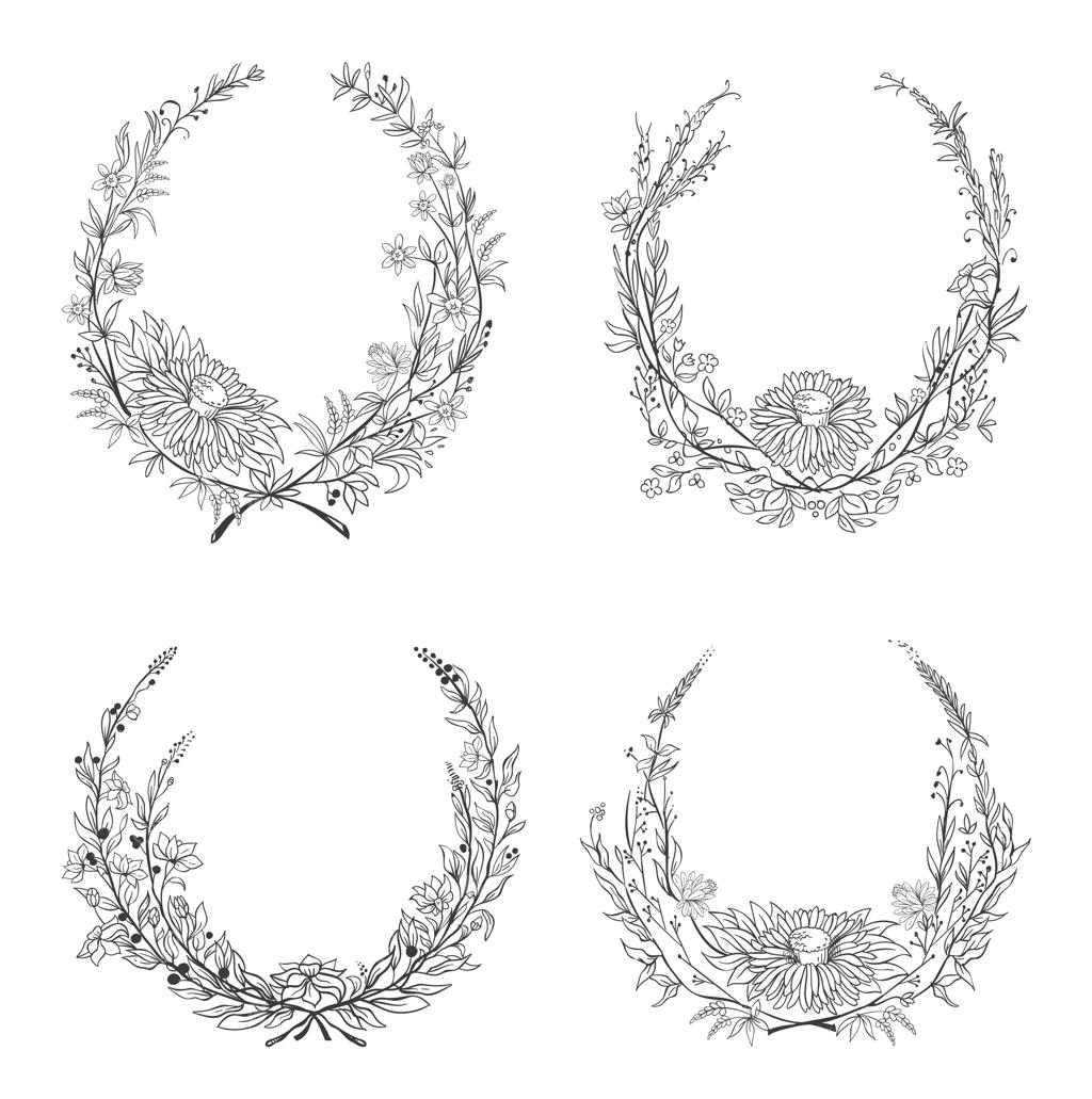 قاب‌های گرد گل‌دار دست‌ساز برای طراحی شماره ۲۲۱۱ M10 S