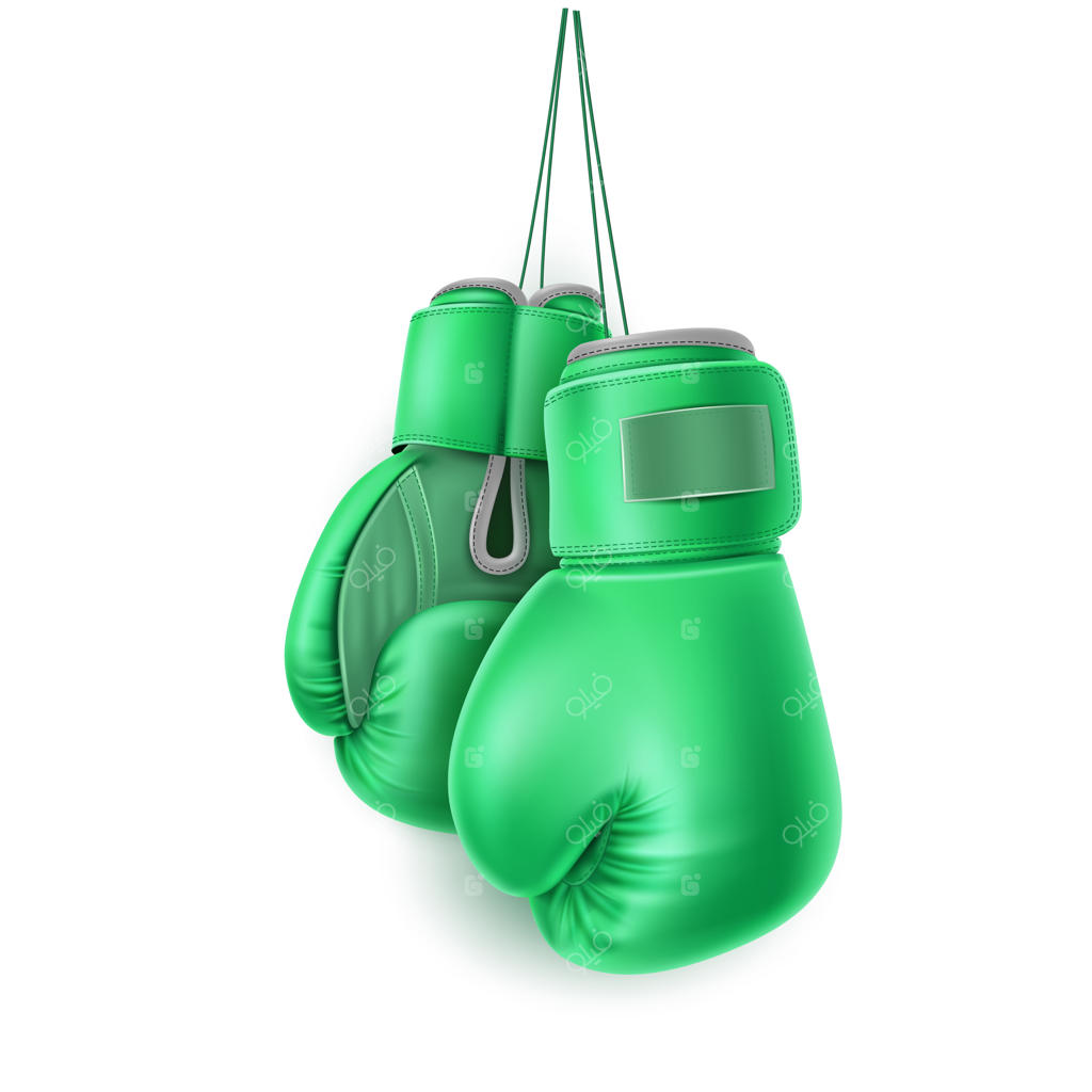 دستکش بوکس آویزان از بند کفش