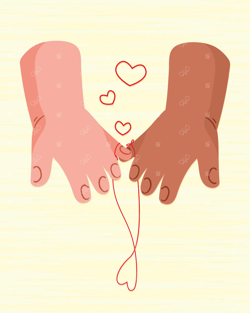 دست‌های عاشق بین‌نژادی