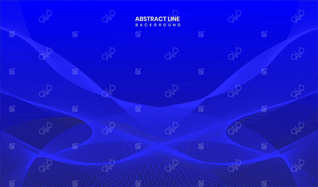 پس‌زمینه کسب‌وکار با خطوط موج و طراحی انتزاعی نوارها