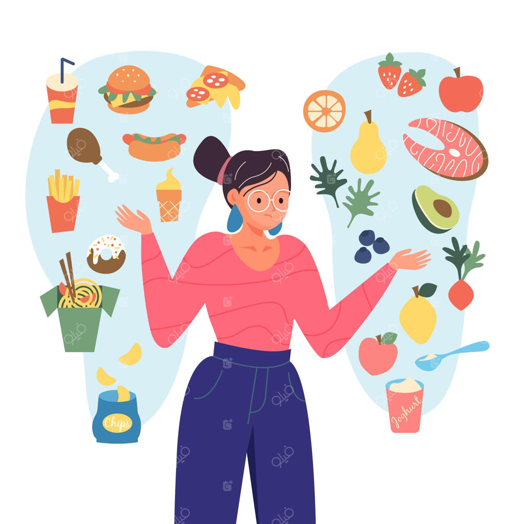 انتخاب بین غذای سالم یا ناسالم