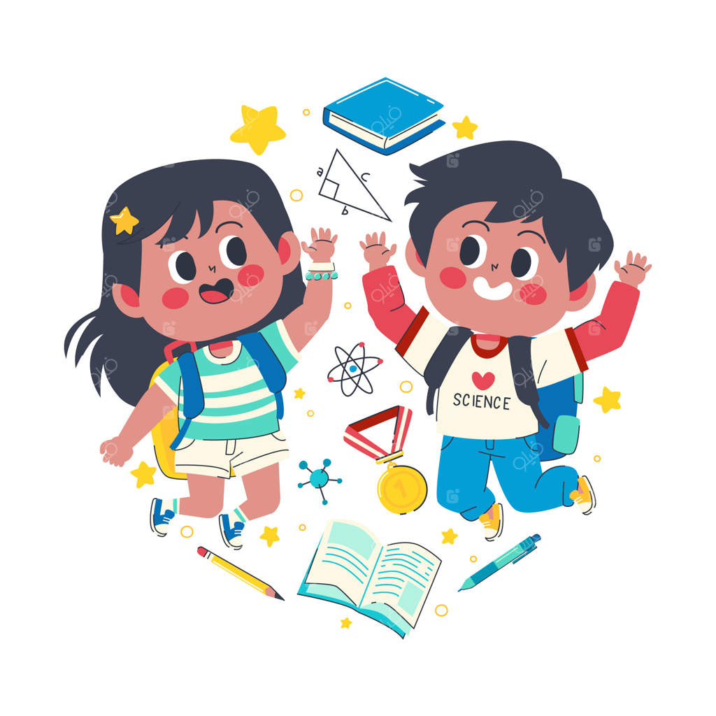 تصویرسازی دستی بازگشت به مدرسه