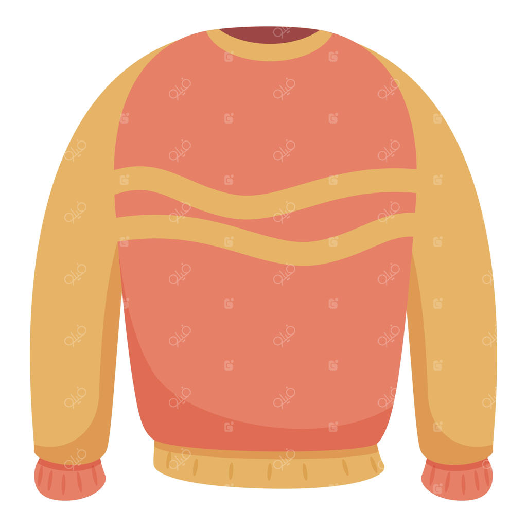 پلیور بافتنی گرم و آستین‌بلند مناسب هوای سرد