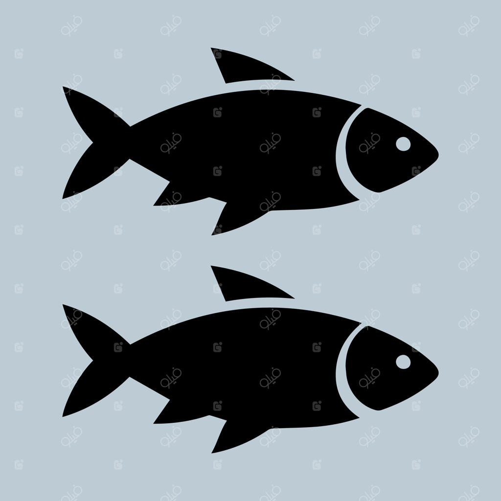 آیکون سایه‌نمای ماهی