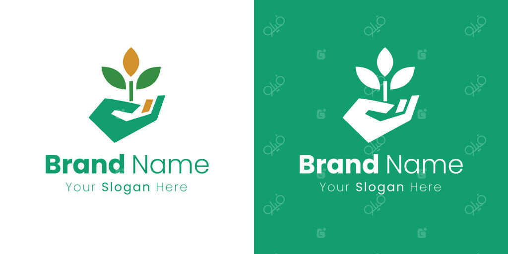 طراحی لوگوی کسب‌وکار کشاورزی مدرن با تاکید بر رشد پایدار و مسئولانه