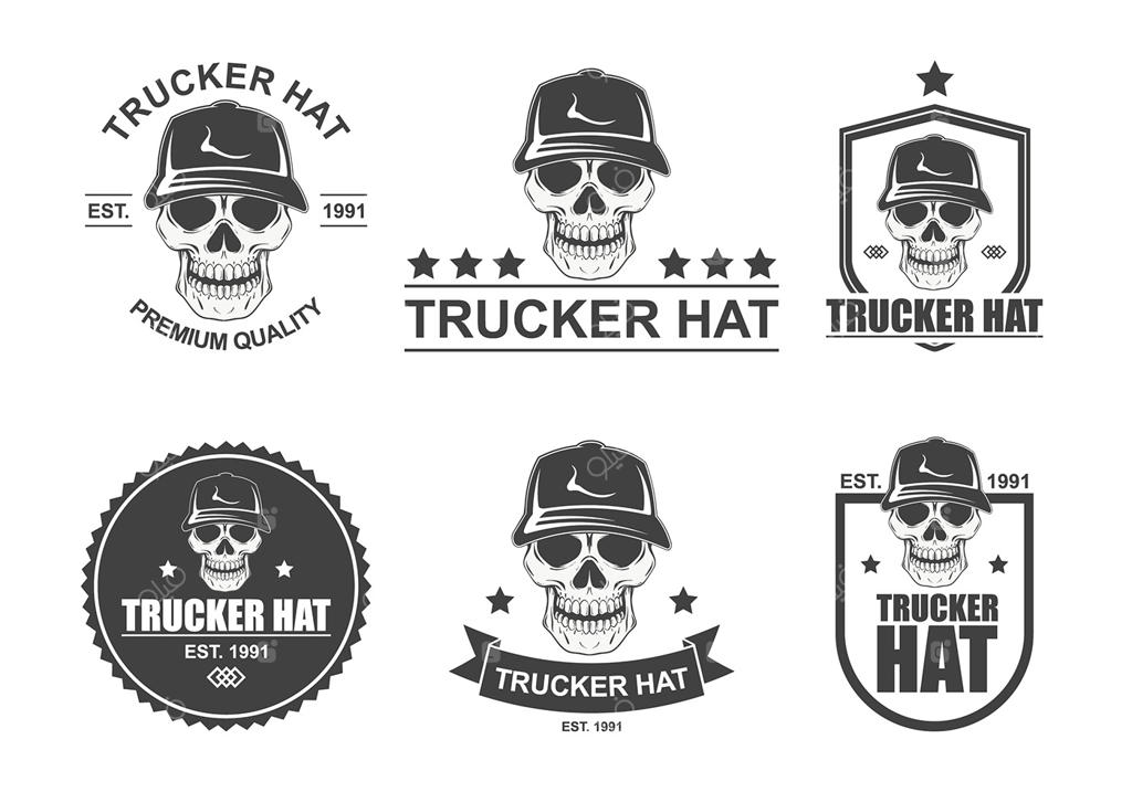 وکتور رایگان لوگوی کلاه کامیوندار