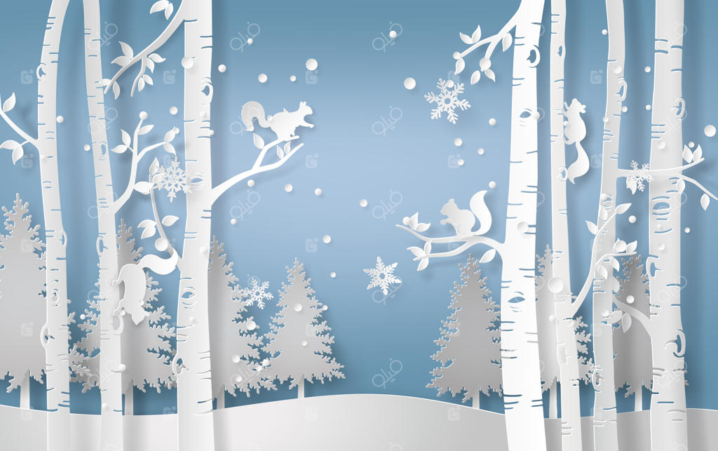 سنجاب از درخت بالا می‌رود.