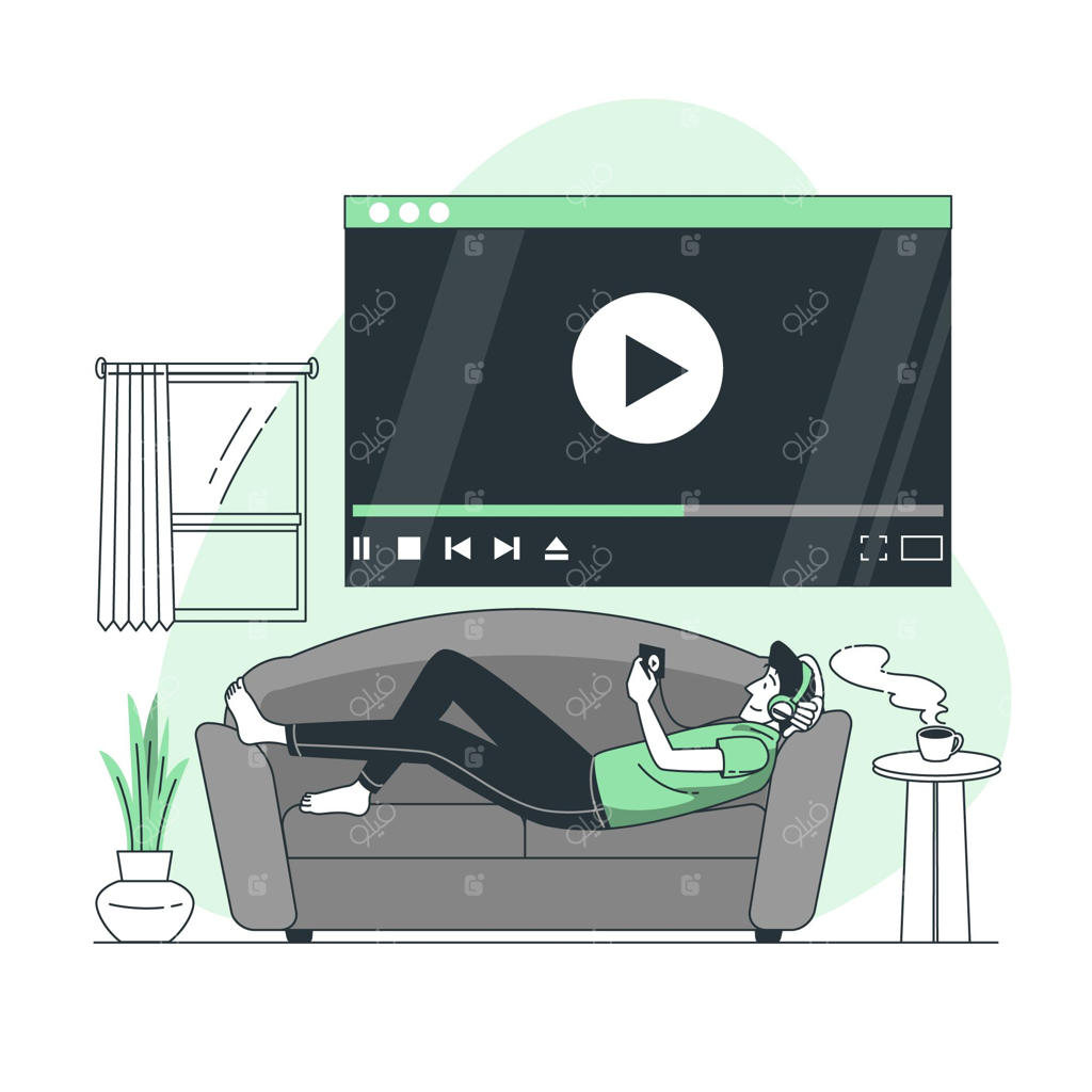 تصویری از مفهوم یک پخش‌کننده رسانه‌ای