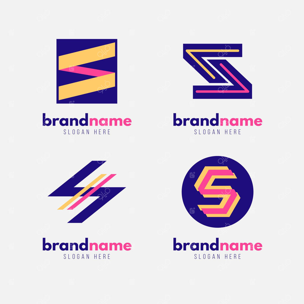 مجموعه لوگوی حرف S
